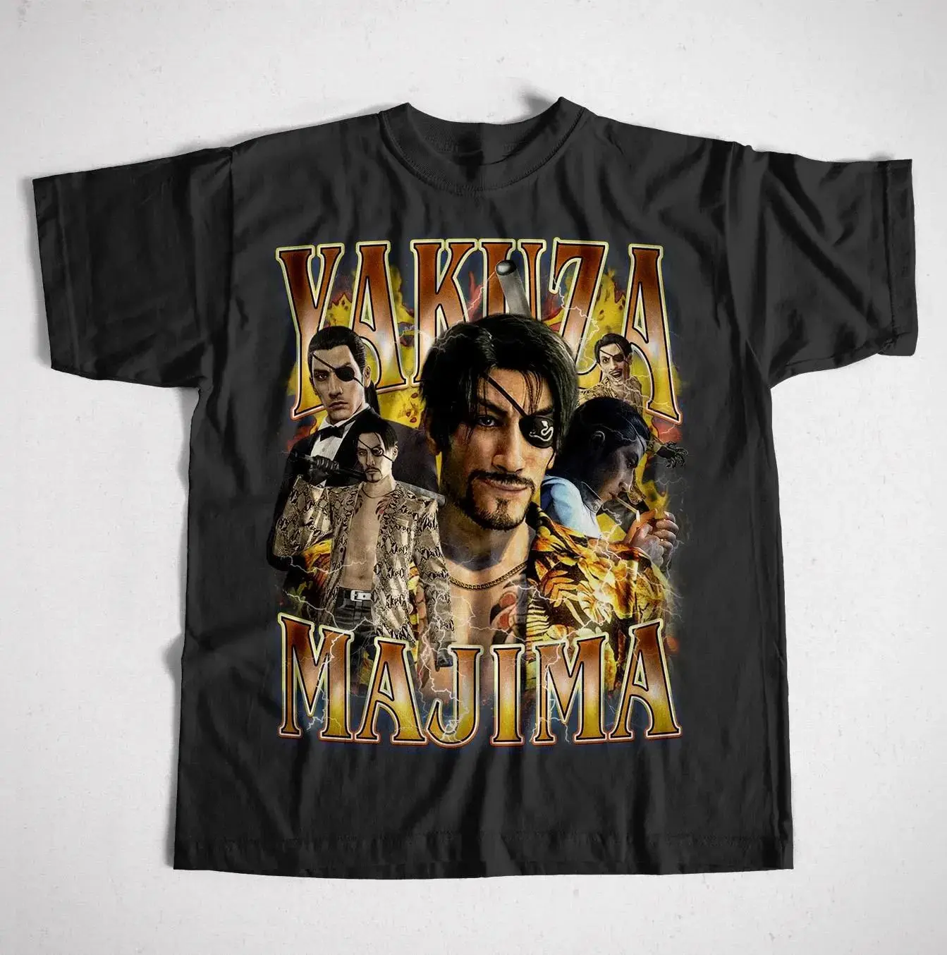 Retro Gaming Shirt - 일본 게임 그래픽 셔츠 빈티지 탑스