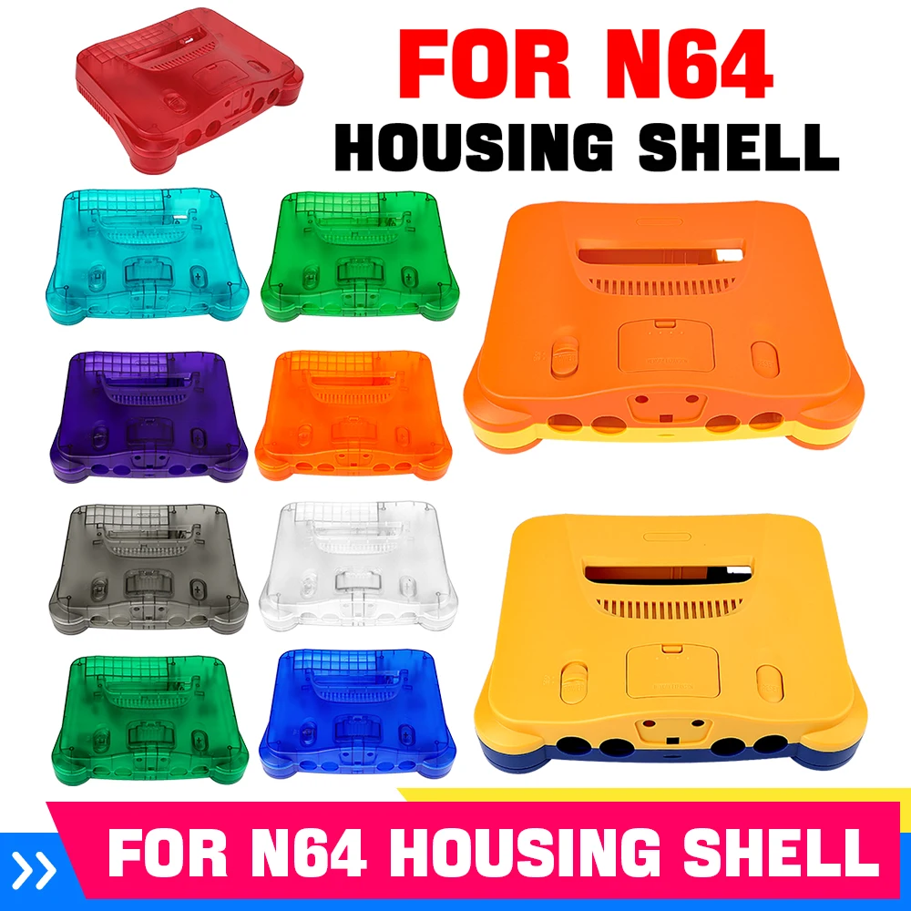 Retro Gaming Unit - 11가지 색상의 N64 게임 콘솔용 교체