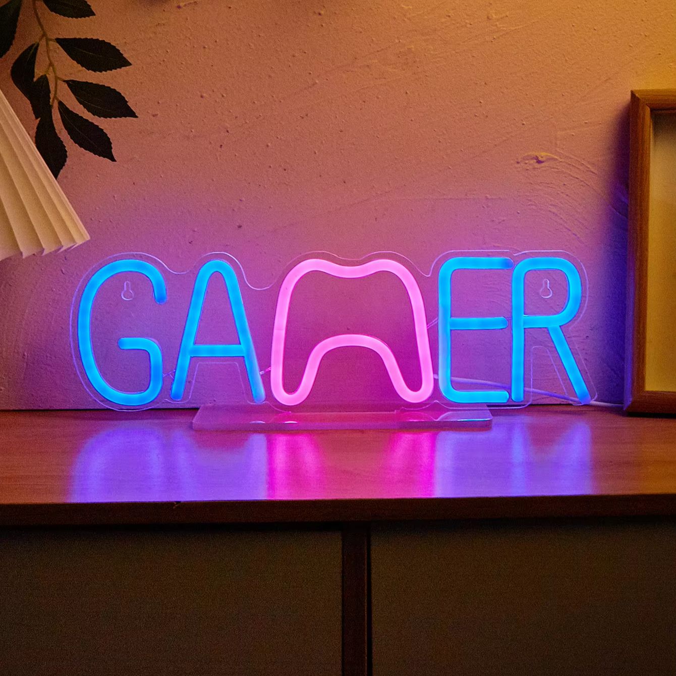 Retro Gaming Projector - Chi-buy LED 네온 데스크탑 게이머용 USB