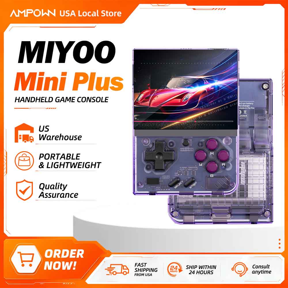 Retro Gaming Usb - 미유 미니+ 레트로 휴대용 게임기 3.5인치