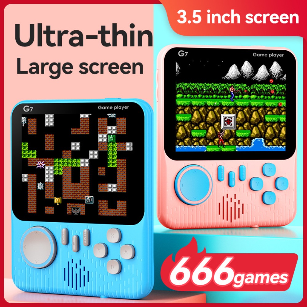 Retro Gaming Usb - G7 레트로 휴대용 게임 콘솔, 3.5인치