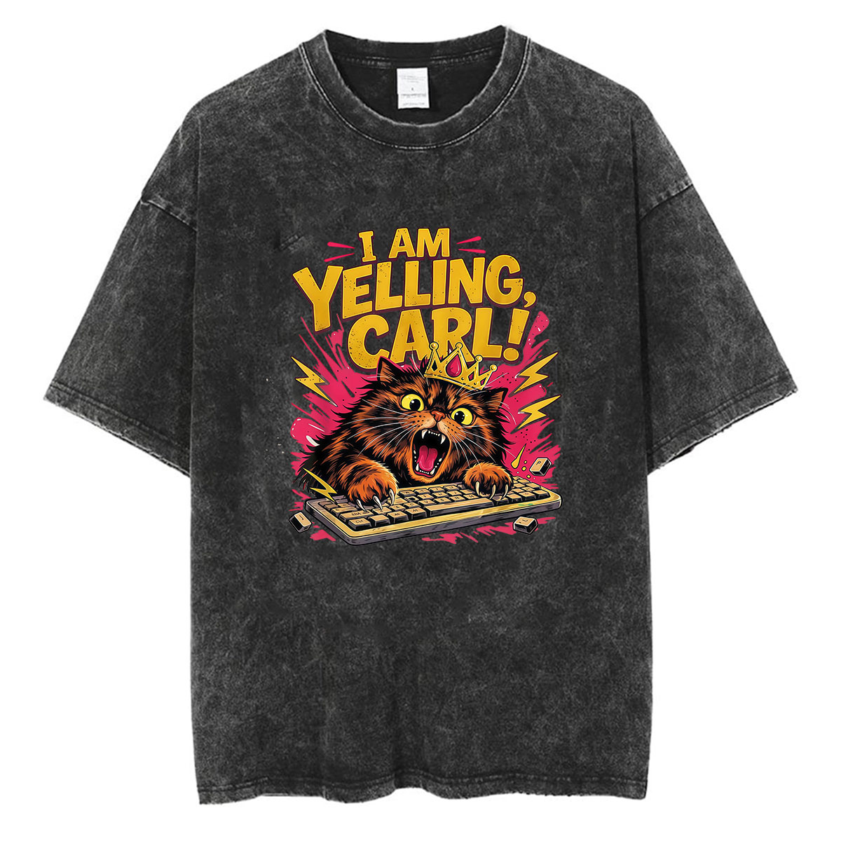 나는 외치고 있다 칼 던전 크롤러 칼 빈티지 워시드 티 - Retro Gaming Shirt 리뷰 및 가격