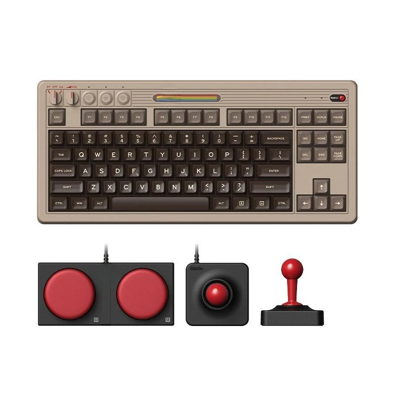 레트로87C64 레트로 기계식 게이밍 키보드 무선 연결 - Retro Gaming Universe 리뷰 및 가격