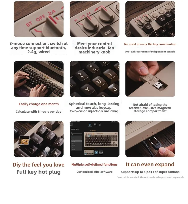 레트로87C64 레트로 기계식 게이밍 키보드 무선 연결 - Retro Gaming Universe 리뷰 및 가격