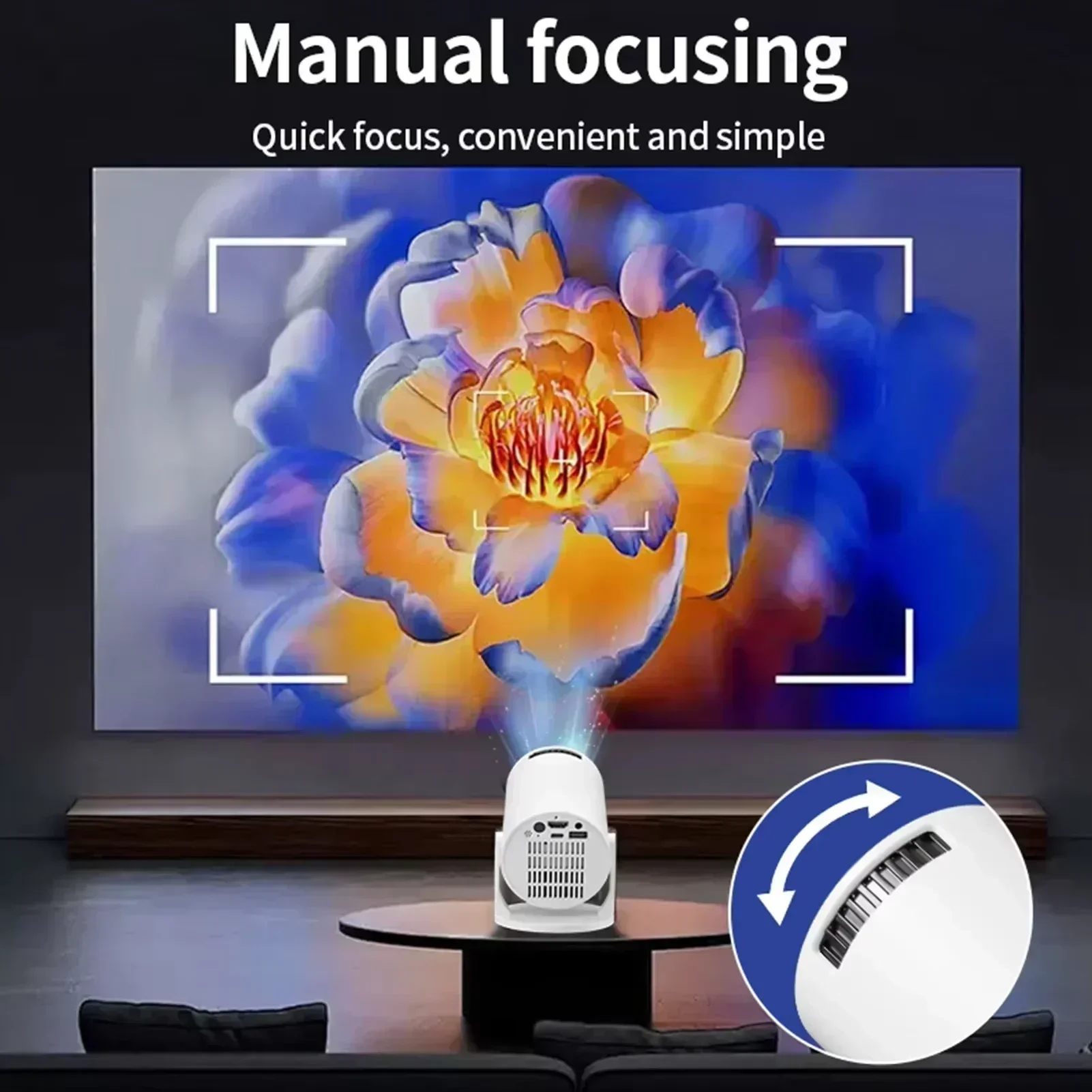 미니 HY300 스마트 안드로이드 프로젝터 휴대용 무선 - Retro Gaming Projector 리뷰 및 가격