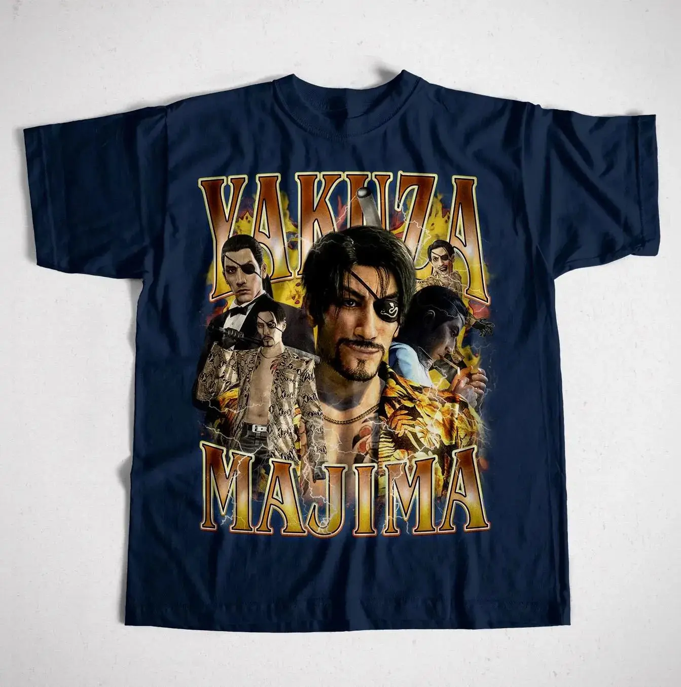 일본 게임 그래픽 셔츠 빈티지 탑스 KYakuza Ma - Retro Gaming Shirt 리뷰 및 가격