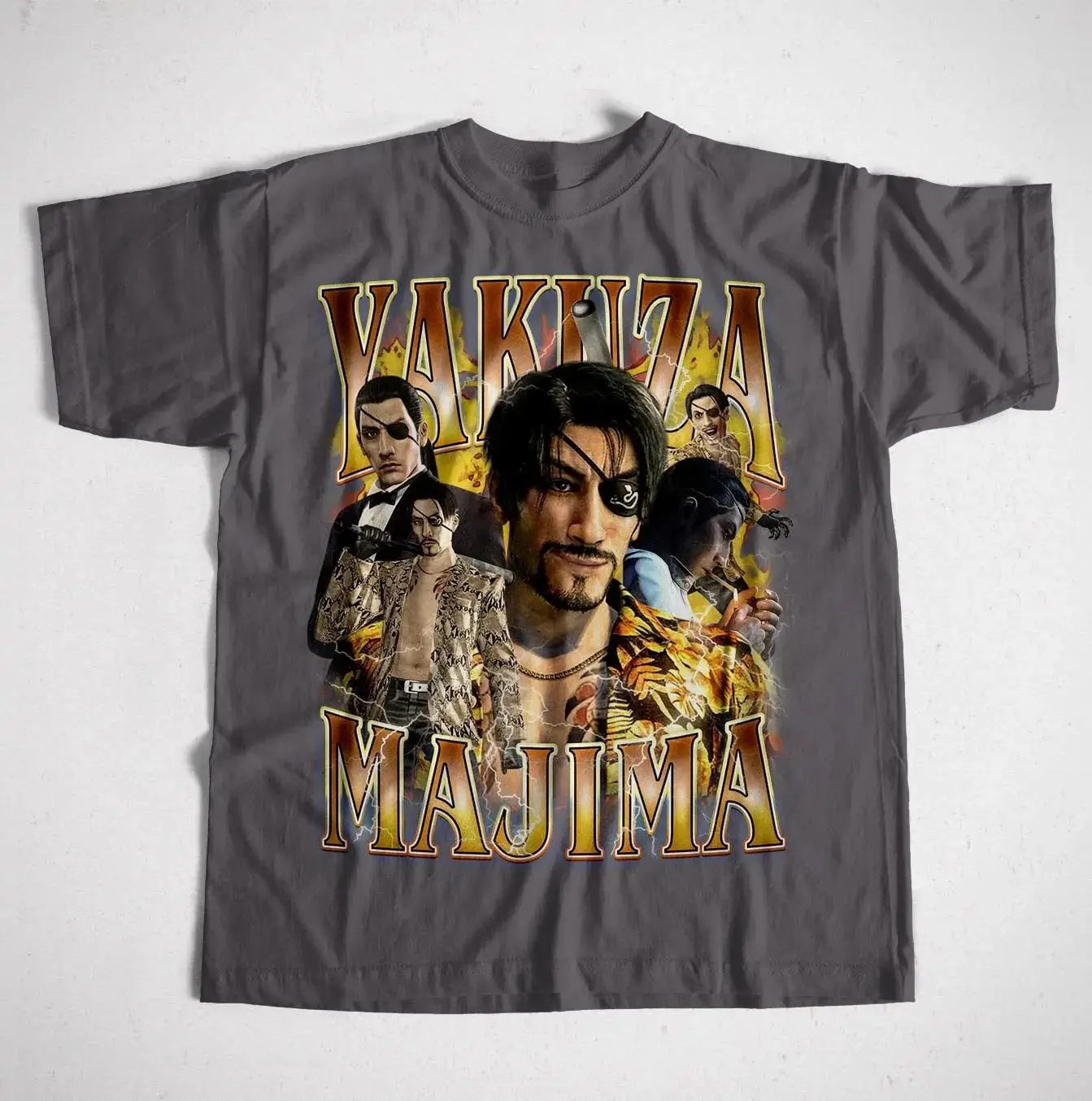 일본 게임 그래픽 셔츠 빈티지 탑스 KYakuza Ma - Retro Gaming Shirt 리뷰 및 가격