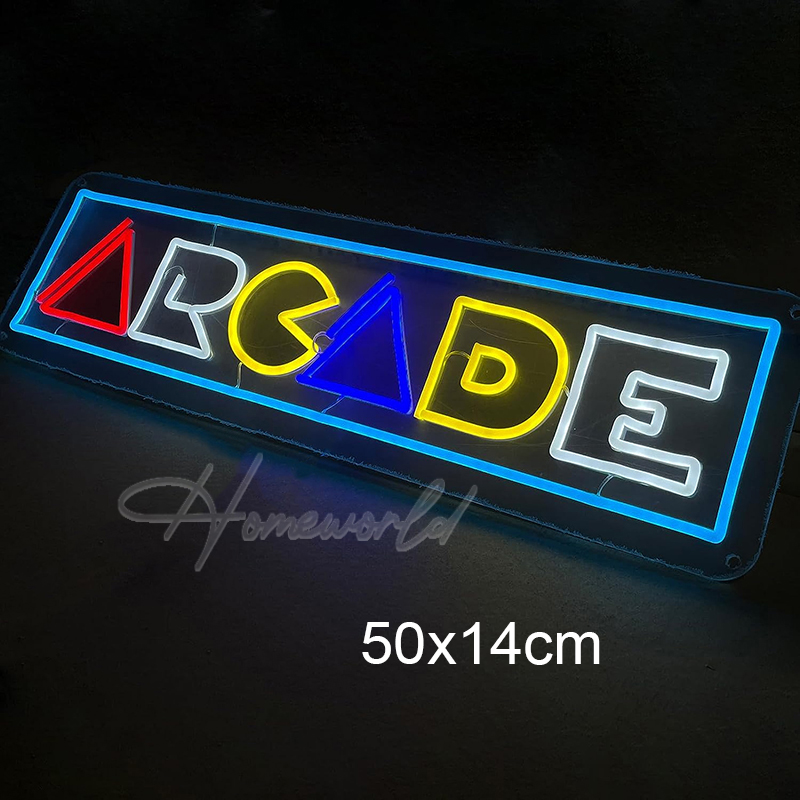 아케이드 네온 사인 LED 게임 룸 핸들 네온 조명 벽 - Retro Gaming Projector 리뷰 및 가격