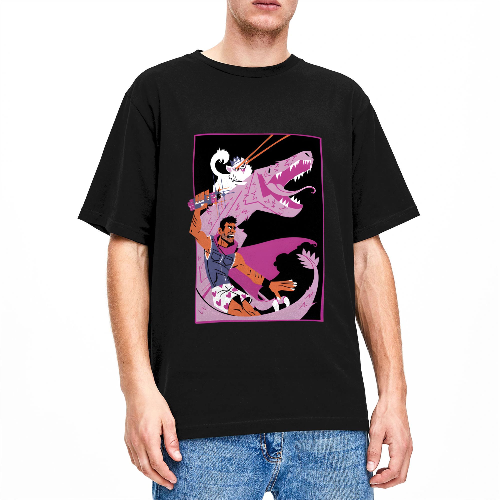 던전 크롤러 칼 머치 티셔츠 남성용 퓨어 코튼 빈티지  - Retro Gaming Shirt 리뷰 및 가격