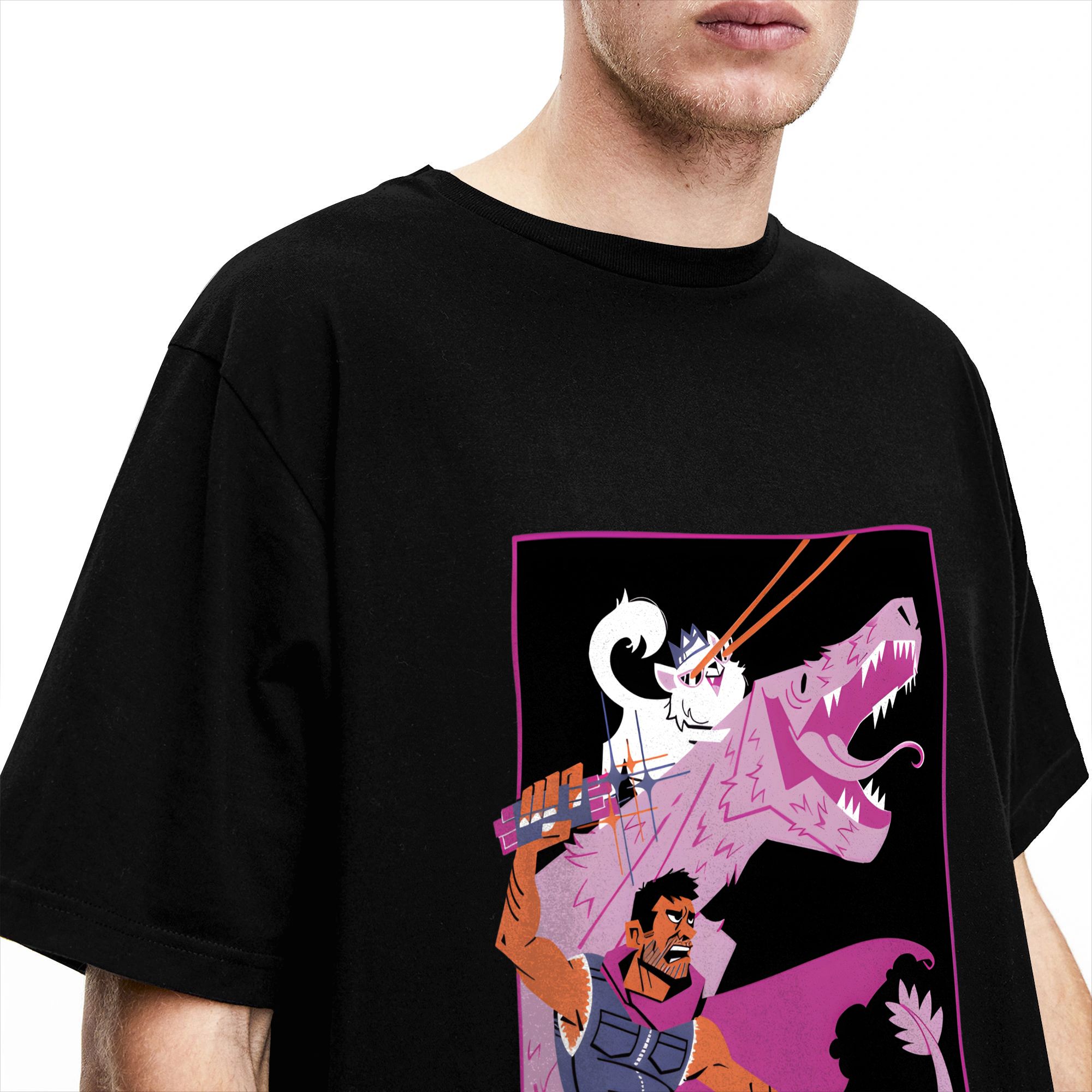 던전 크롤러 칼 머치 티셔츠 남성용 퓨어 코튼 빈티지  - Retro Gaming Shirt 리뷰 및 가격