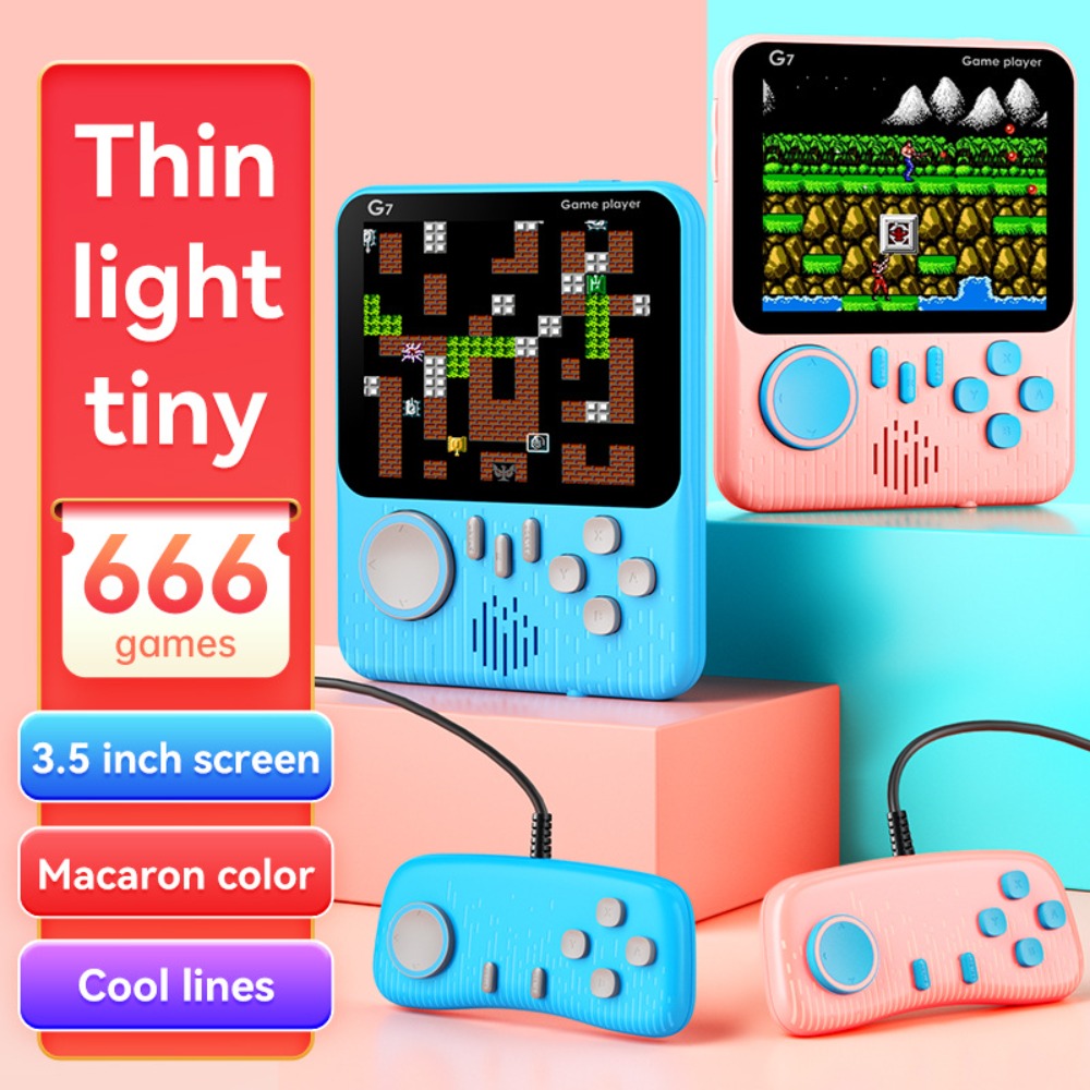 G7 레트로 휴대용 게임 콘솔, 3.5인치 LCD, 내 - Retro Gaming Usb 리뷰 및 가격