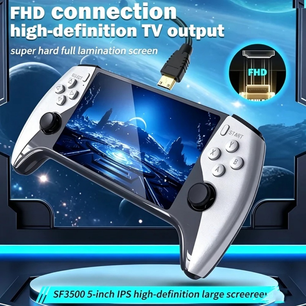 SF3500 5인치 휴대용 게임 콘솔 (PS1, GBA - Game Retro Gaming 리뷰 및 가격